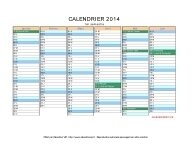 calendrier 2014 vierge