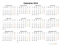 Calendrier Annuel 2016 05
