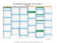 calendrier scolaire 2015 zone B