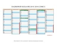 calendrier scolaire 2015 2016 zone C