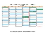 calendrier scolaire 2017 zone C