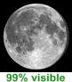 99% de lune visible